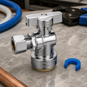 1/2 x 3/8 Compression Angle Stop Valve